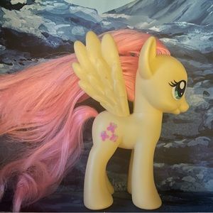 MLP FlutterShy with brushable mane (5.5” tall.)